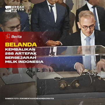 Belanda Kembalikan 288 Artefak Bersejarah Milik Indonesia