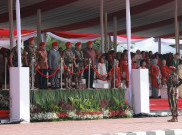 Pakai Baret dan Berkacamata Hitam, Prabowo Hadiri HUT ke-72 Kopassus di Cijantung