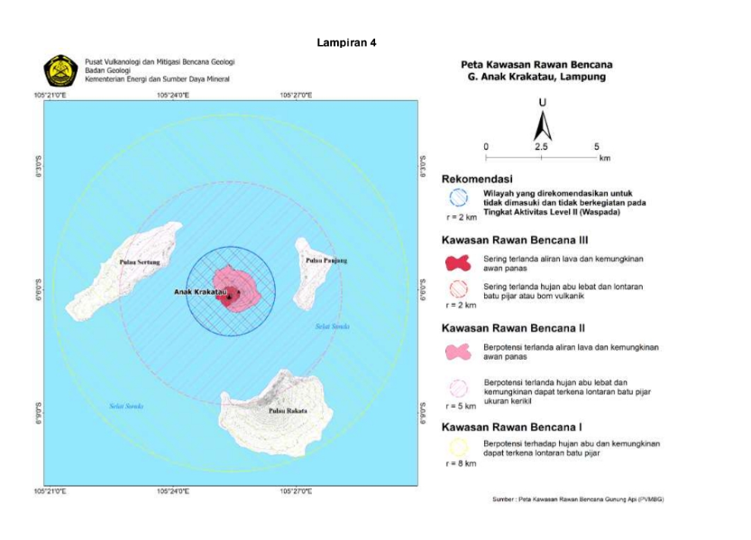 Dua Pulau Baru Anak Krakatau Mendadak Muncul Pasca Erupsi, Ini Penjelasan Badan Geologi