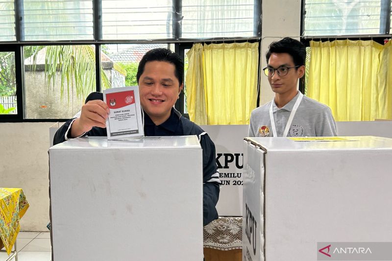 Prabowo-Gibran Raih Suara Terkecil di TPS Erick Thohir