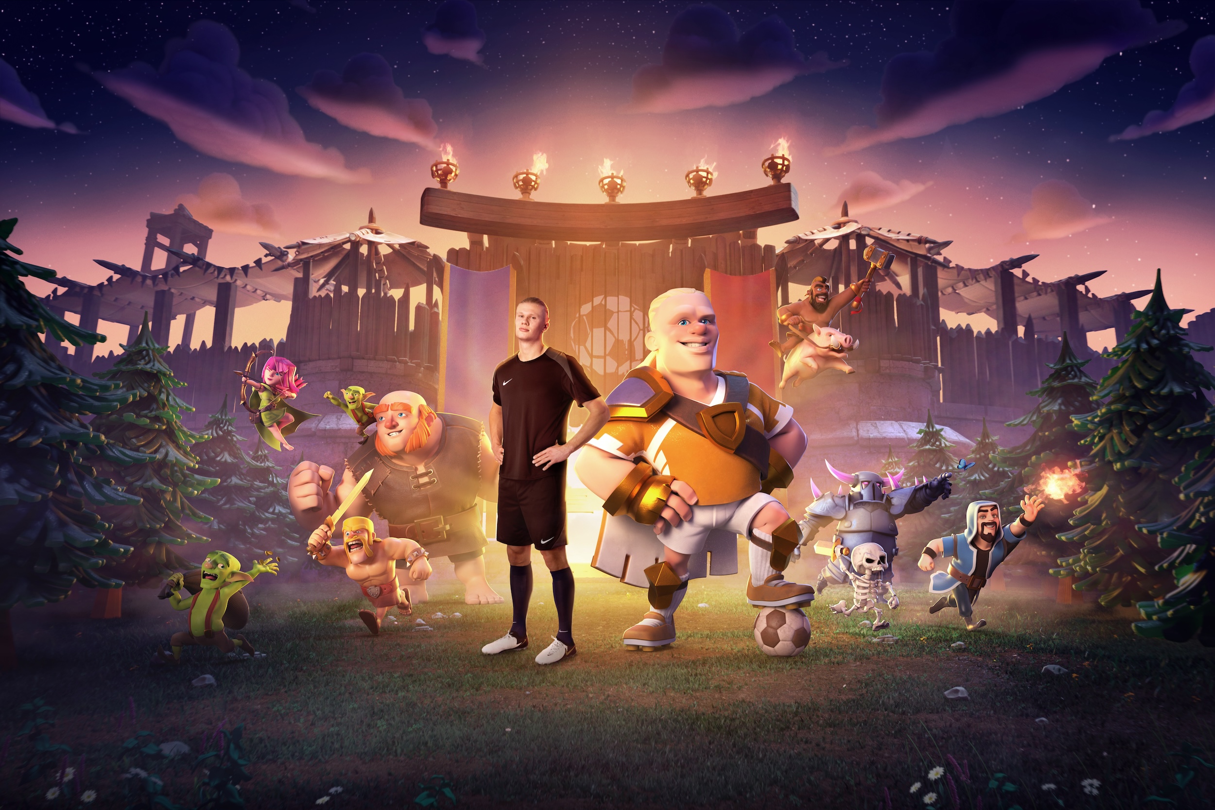 Haaland Muncul di 'Clash of Clans', Hadirkan Segudang Fitur Sepak Bola