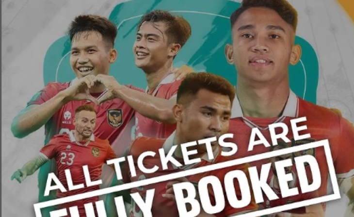 40 Ribu Tiket Timnas Indonesia Vs Palestina Habis Terjual
