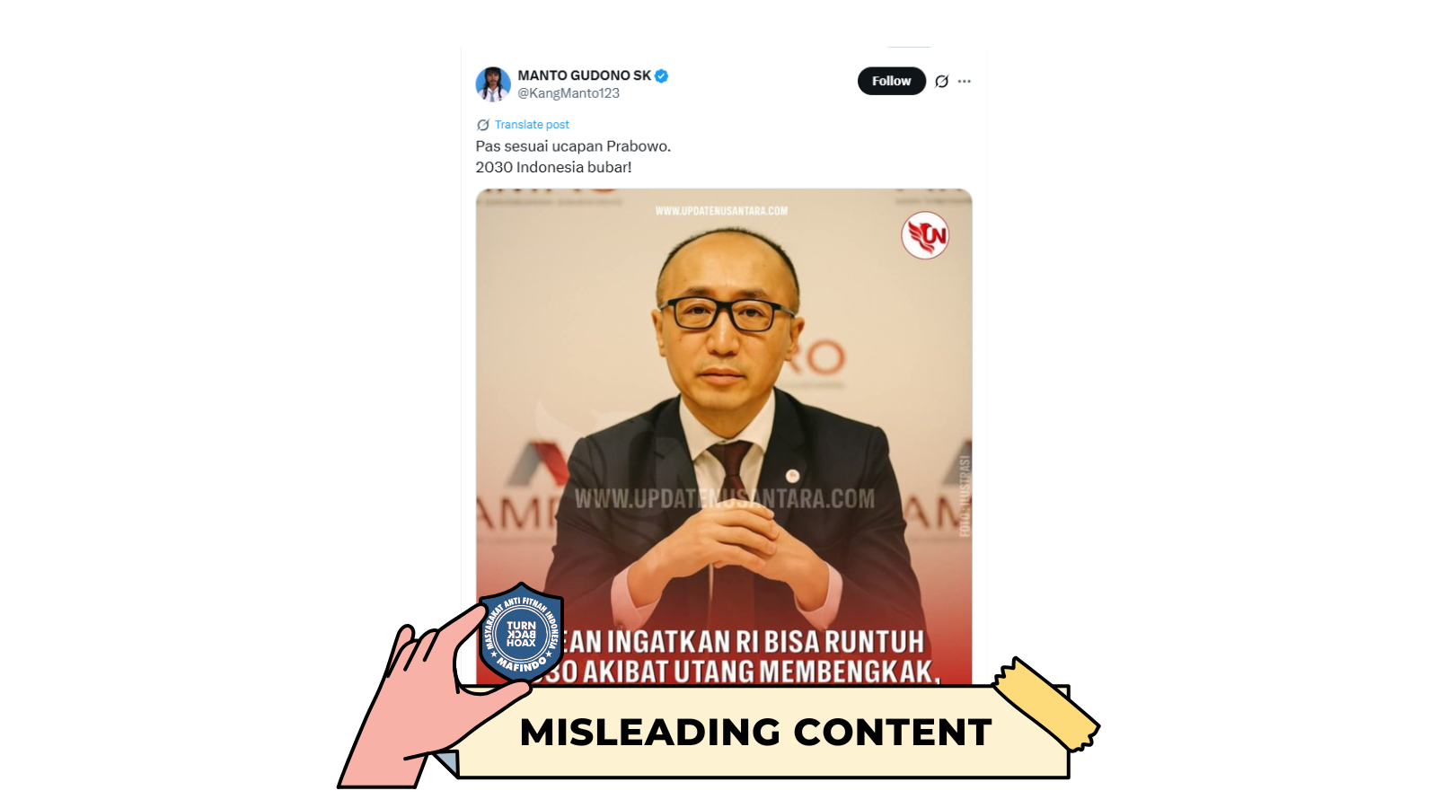 [HOAKS atau FAKTA]: ASEAN Ramal Indonesia Bubar Tahun 2030