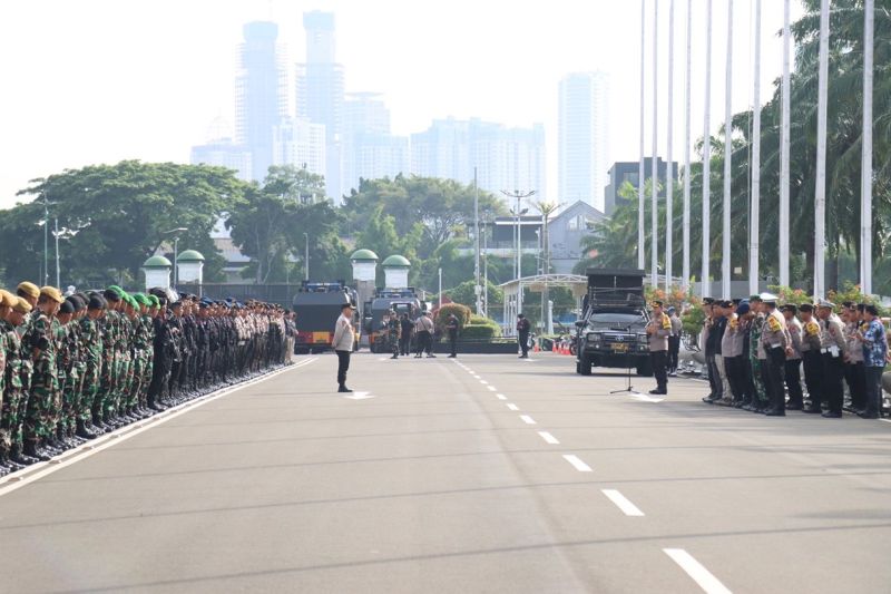 Demo di DPR/MPR RI, 2.590 Personel Gabungan Dikerahkan