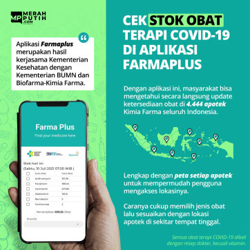 Cek Stok Obat Terapi COVID-19 di Farmaplus