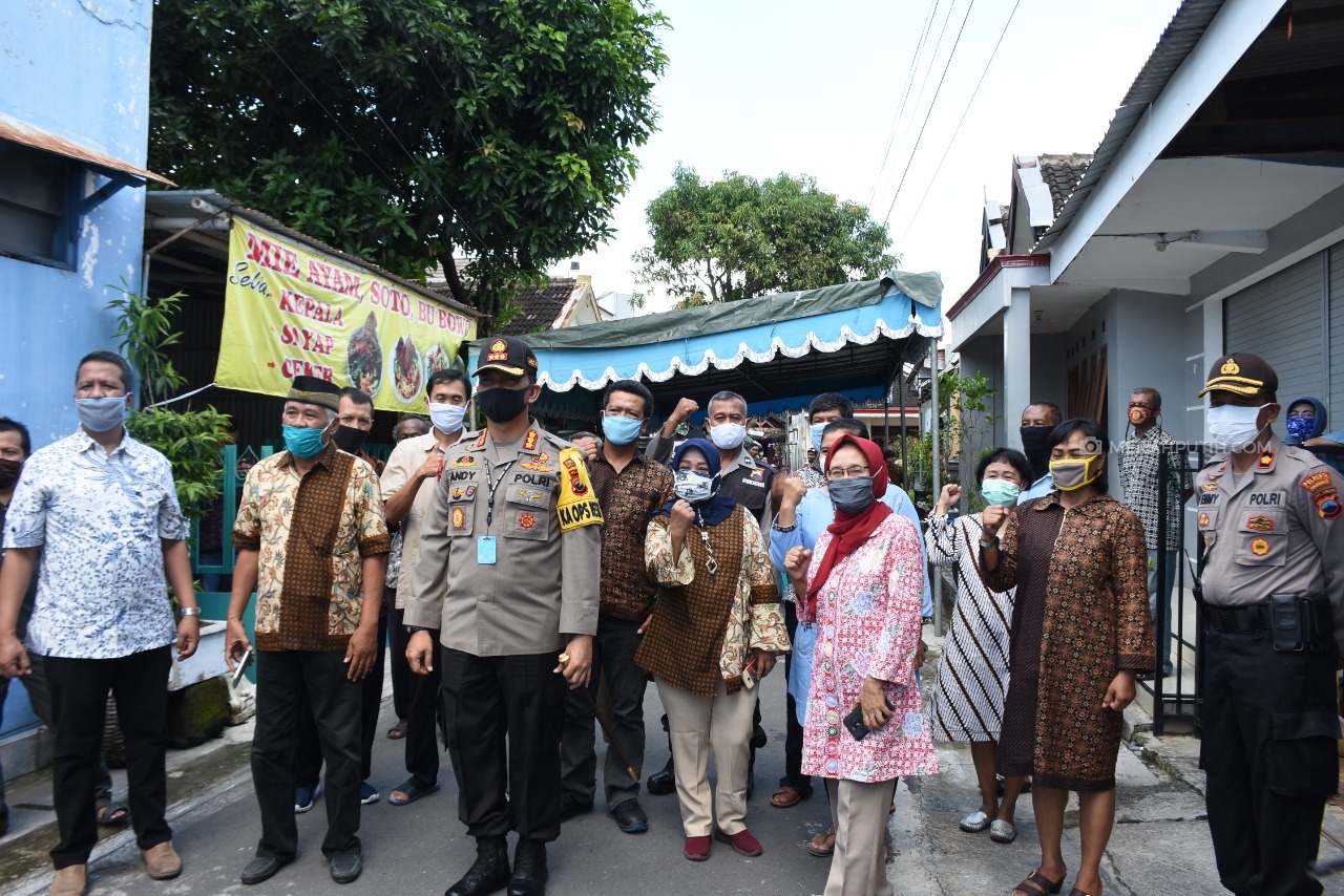 Polresta Surakarta Bentuk Kampung Siaga COVID-19 di Dekat Rumah Jokowi