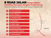 Ruas Jalan Pengendalian Mobilitas Kawasan dengan Ganjil-Genap dan Pengendalian Mobilitas Kawasan dengan Sistem Patroli