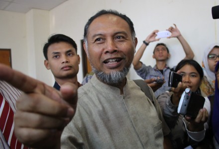Ketua KPK Jakarta Bambang Widjojanto