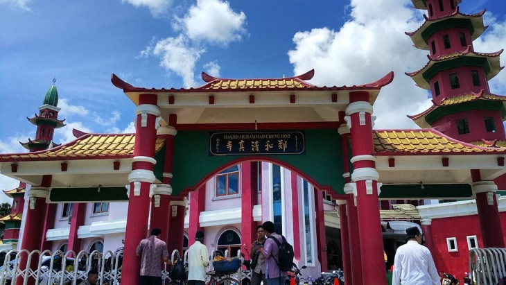 Masjid Cheng Ho Palembang, Masjid dengan Arsitektur Tionghoa
