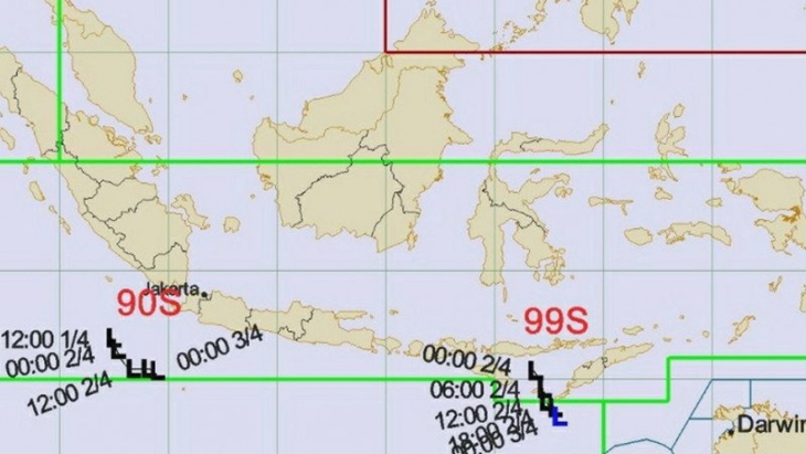 BMKG deteksi bibit siklon tropis (ANTARA/Iskandar Zulkarmaen)