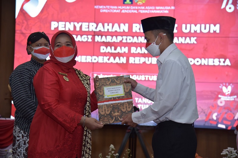 Penyerahan remisi. (Foto: Pemkab Sleman)