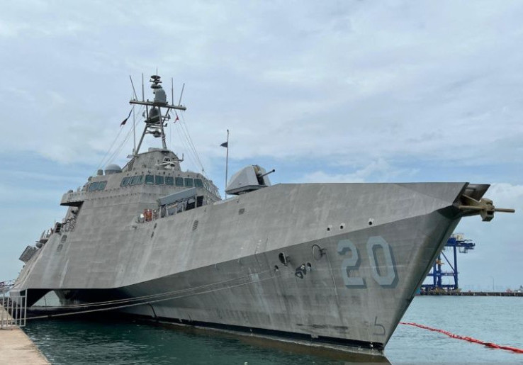 Kapal Perang USS Cincinnati-20 dan Drone AS Merapat ke Batam