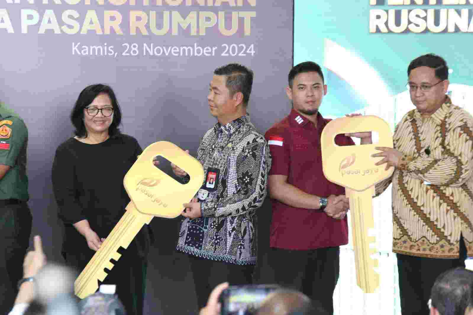  334 Orang Dapat Kunci Hunian Rusun Pasar Rumput