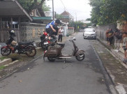 Aksi Basral saat Pulang Bawa Medali Emas SEA Games 2025, Tunjukkan Trik Skateboard Loncati Motor