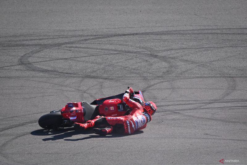 Cengkraman Rem Hilang, Sang Juara Dunia Jatuh 2 Kali di Sesi Latihan MotoGP Mandalika
