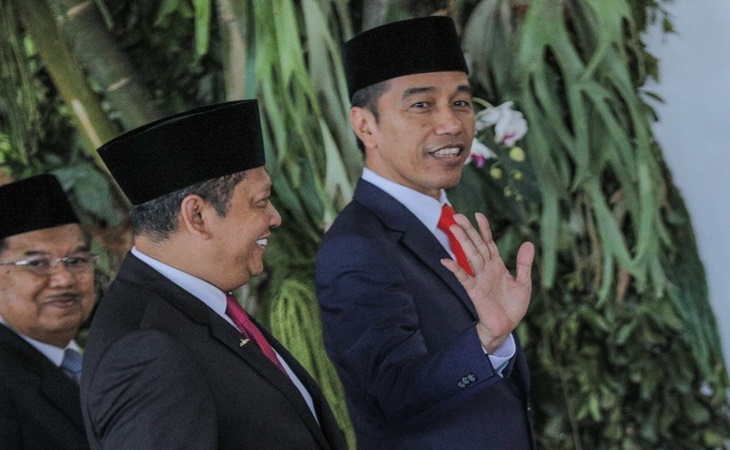 Presiden Jokowi di Gedung DPR