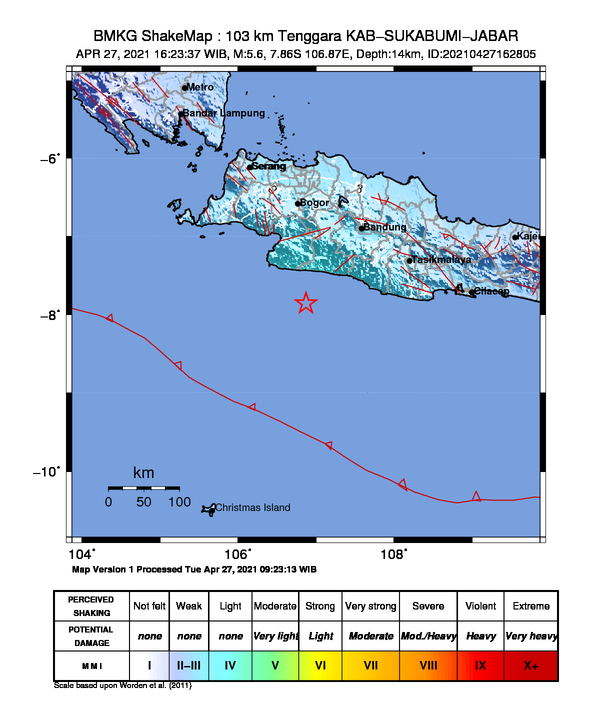 Gempa Sukabumi