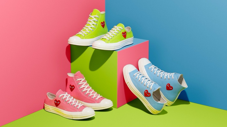 Cek Sneakers Kolaborasi Comme Des Garçons Play x Converse Chuck 70 Terbaru!
