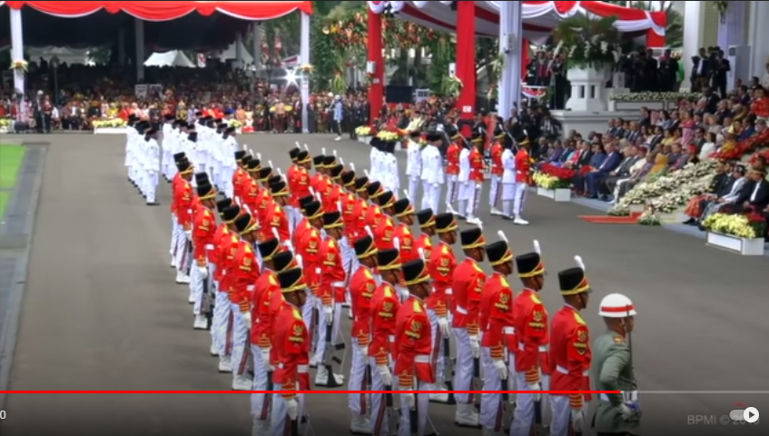 Formasi 17-8-45 Paskibraka Kembali Tampil di Upacara Kemerdekaan