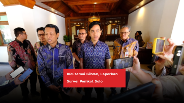KPK temui Gibran, Laporkan Survei Pemkot Solo