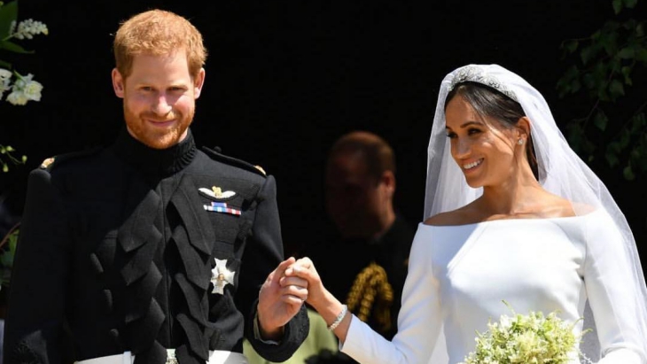 Menjadi Anggota Baru Kerajaan Inggris, Meghan Markle Kenakan Gaun Brand Perancis