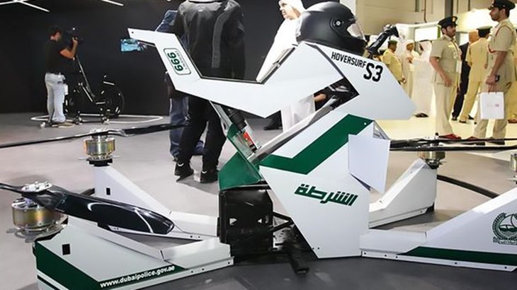 Hoverbike Dipakai Polisi Dubai Berpatroli