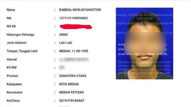 Pelaku bom bunuh diri Polrestabes Medan. [istimewa]