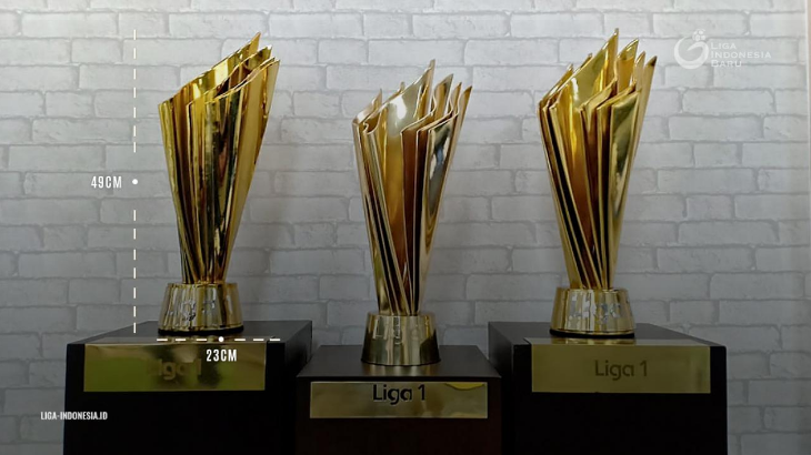 Penampakan Trofi Liga 1 2018