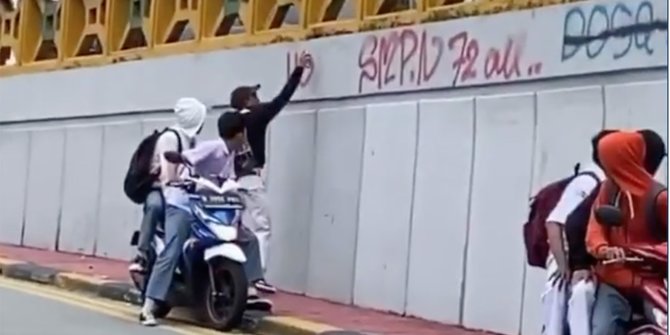 Polisi Cokok 4 Pelaku Vandalisme 