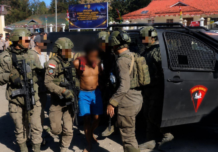  Polisi Temukan Simbol Bintang Kejora saat Penangkapan Anggota KKB Papua