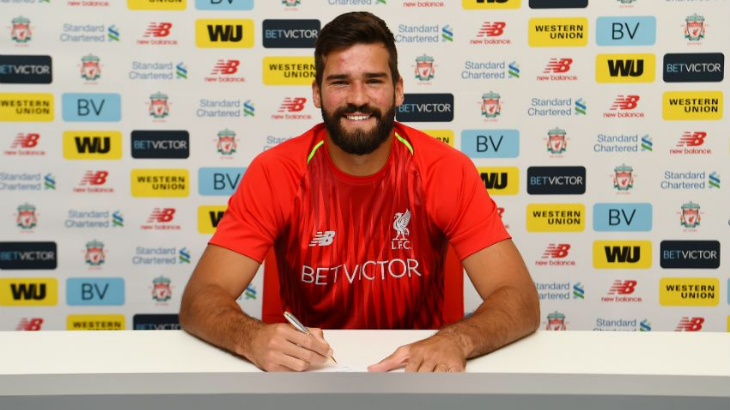 Gabung ke Liverpool, Allison Becker Pecahkan Rekor Kiper Termahal Dunia