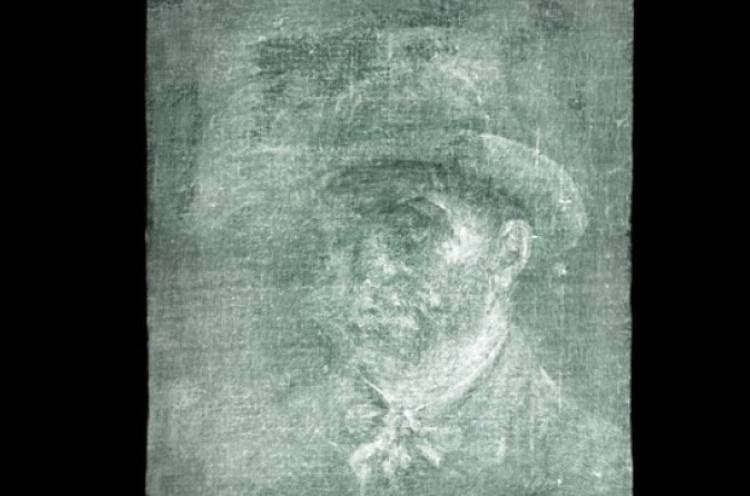 Potret Vincent Van Gogh Ditemukan Tersembunyi di Balik Lukisan Lain