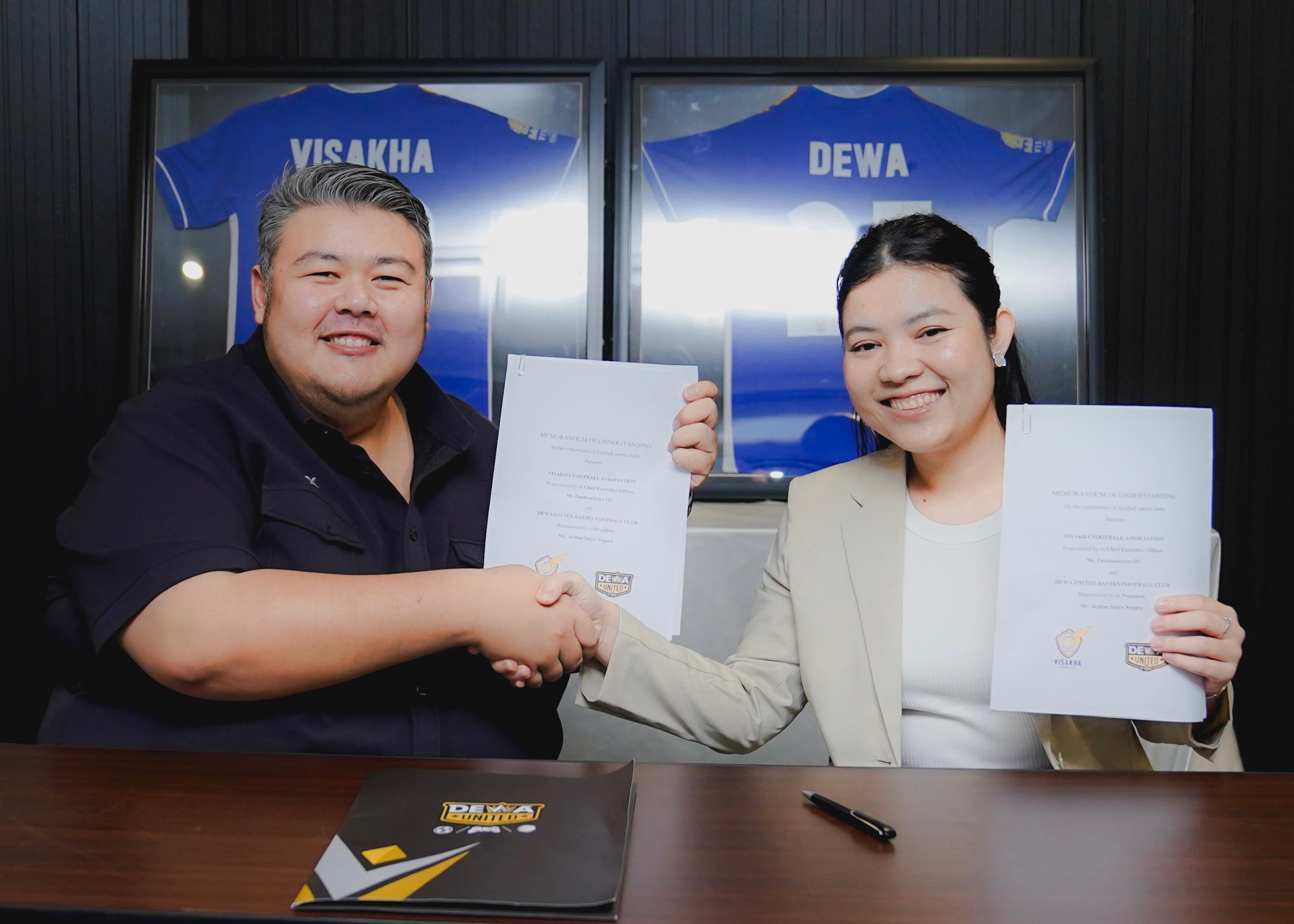 Hubungan Dewa United Banten FC dengan Visakha Diperkuat, Ke Depan Fokus Pengembangan Akademi