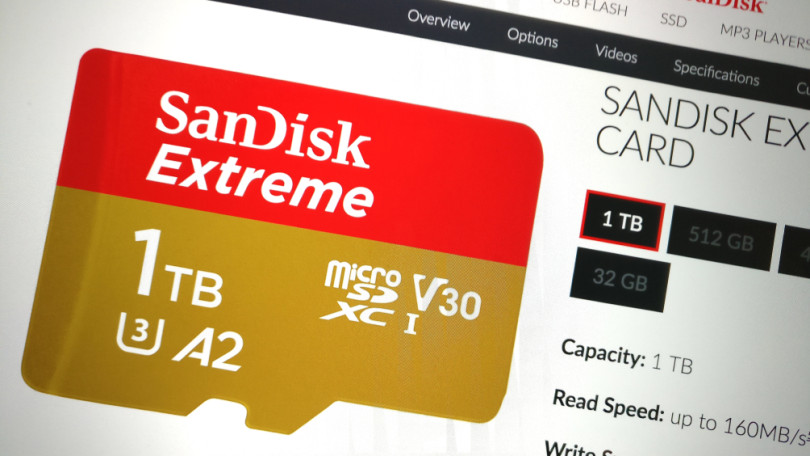 Pertama di Dunia! Micron dan Sandisk Keluarkan MicroSD dengan Kapasitas 1TB