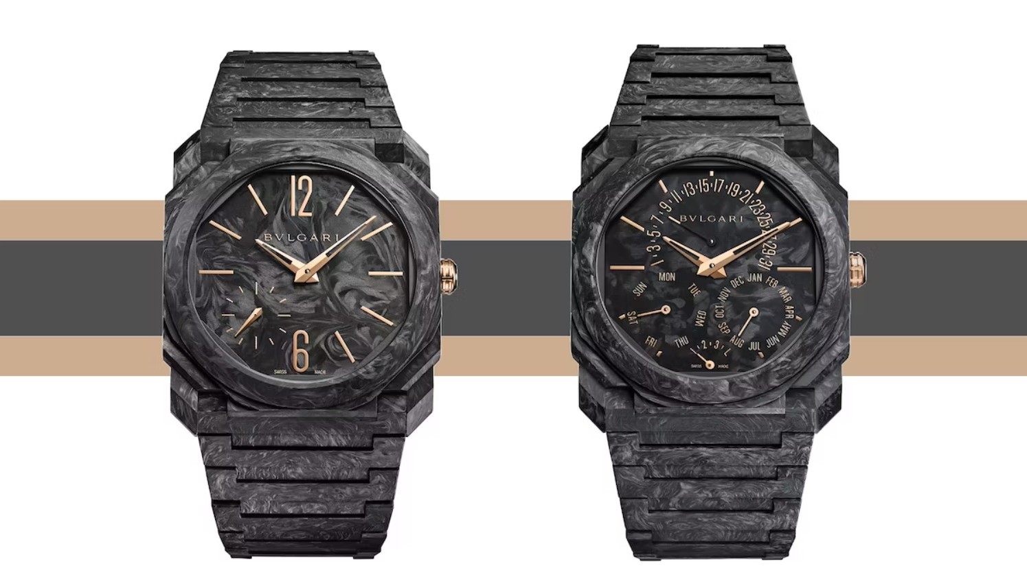 Bulgari Luncurkan Arloji Berbalut Karbon dan Emas