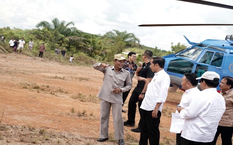 Presiden Jokowi saat di Gunung Mas, Kalimantan Tengah
