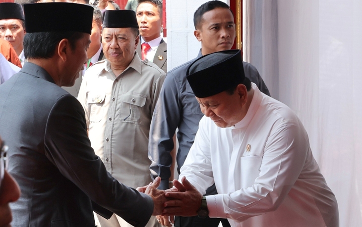 Prabowo Dampingi Jokowi Buka Muktamar Sufi Internasional