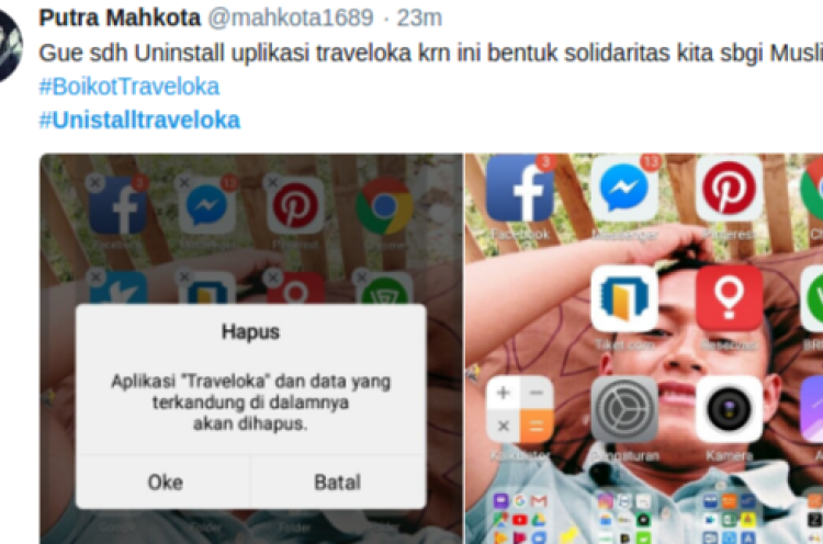 Tergoda Ajakan Boikot Traveloka, Netizen Bela-Belain Install Aplikasinya Dulu
