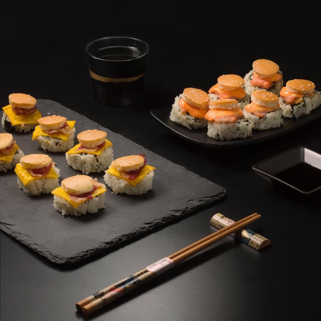 burger tapi sushi