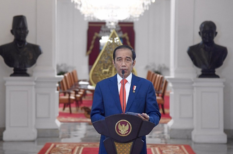 Jawaban Jokowi Ditanya Isu Reshuffle Kabinet