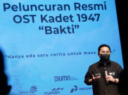 Nyanyi Lagu 'Bakti', Anneth Bikin Erick Thohir Merinding