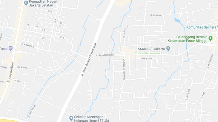 Wow, Belum Legal Jalan Jenderal AH Nasution Muncul di Google Maps