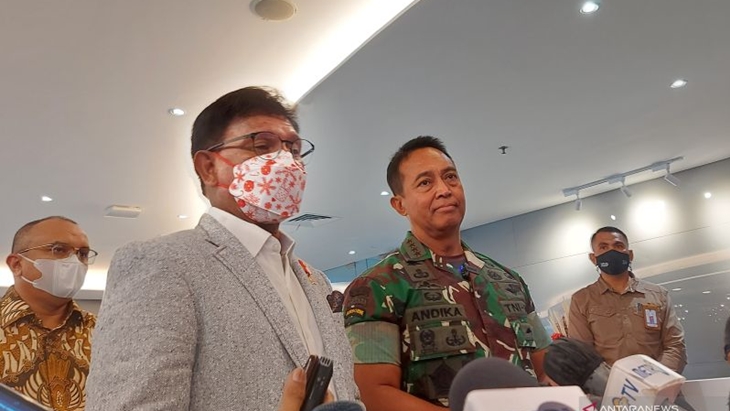 Datangi Menkominfo, Panglima TNI Minta Bantuan Akses Internet di Pos Terluar