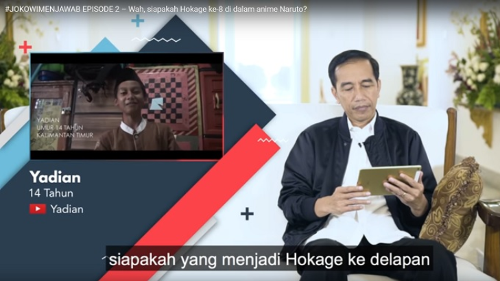 Ditanya Soal Hokage ke-8, Jokowi Kebingungan