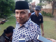 Soal Pertemuan Jokowi-Prabowo, Amien Rais 'No Comment' 
