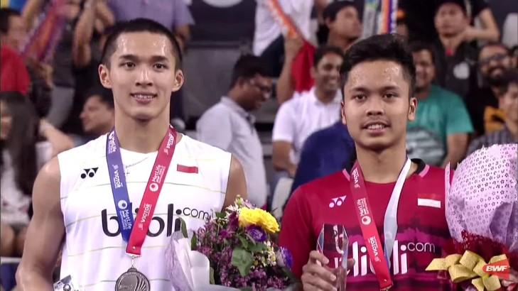 Ujian Berat Anthony dan Jonatan di Denmark Open