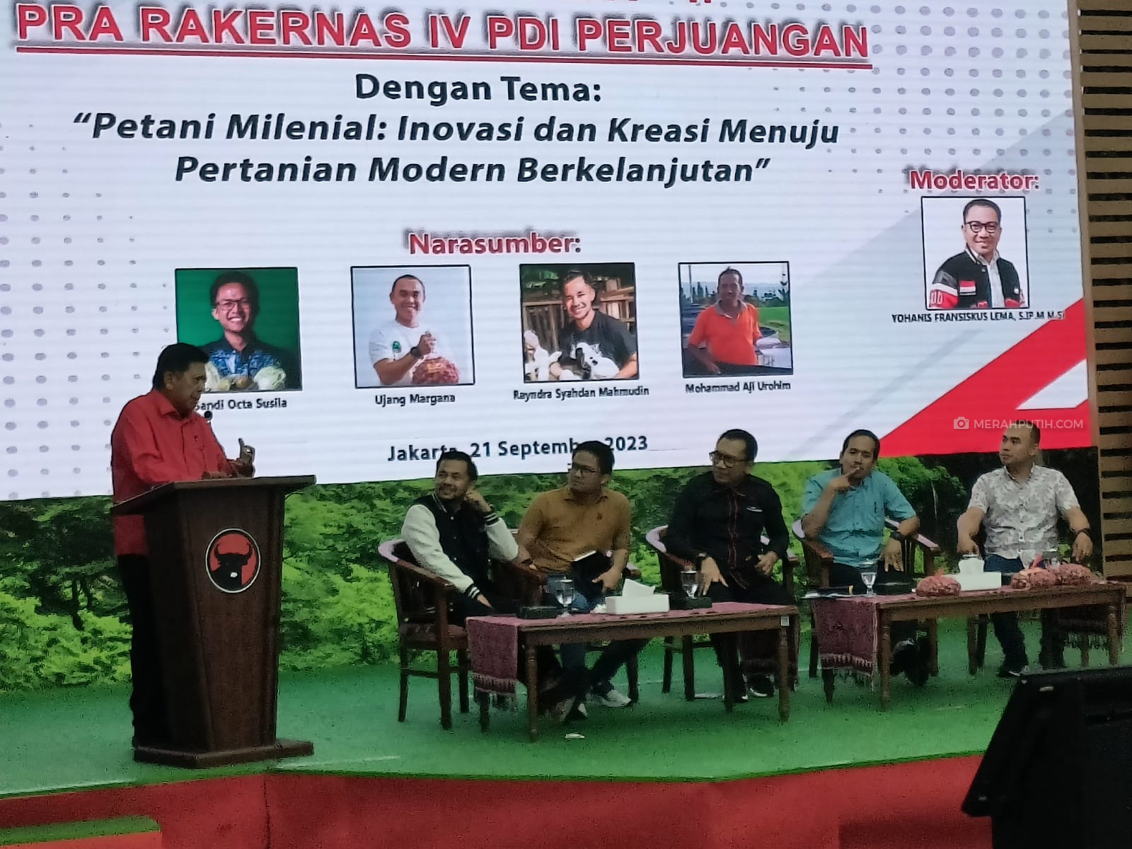 Jelang Rakernas IV, PDIP Gelar Diskusi Bersama Petani Milenial