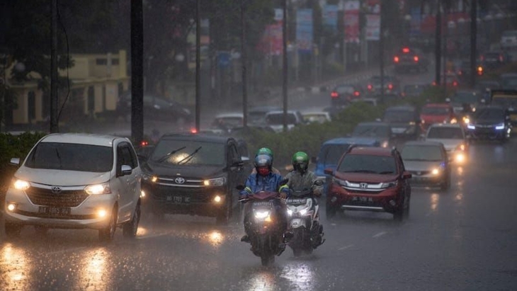 Prakiraan Cuaca: Sejumlah Wilayah Indonesia Hujan Lebat Hari Ini