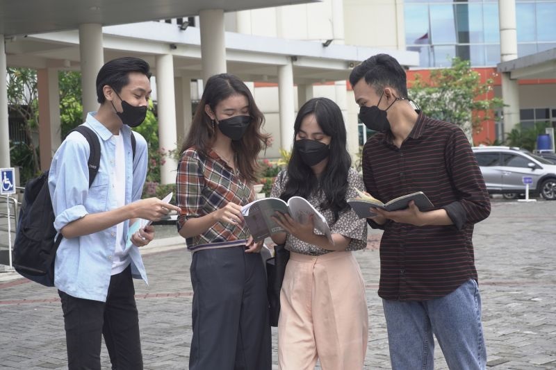 Ilustrasi mahasiswa. (Foto: Unesa)