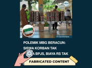 [HOAKS atau FAKTA]: Tak Punya BPJS, Korban Keracunan MBG Tanggung Biaya Pengobatan Sendiri